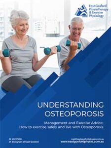 Osteoporosis ebook cover , Central Coast Physio